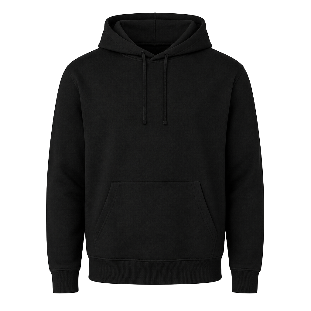 Financially Tuko Free Hoodie mockup in Black